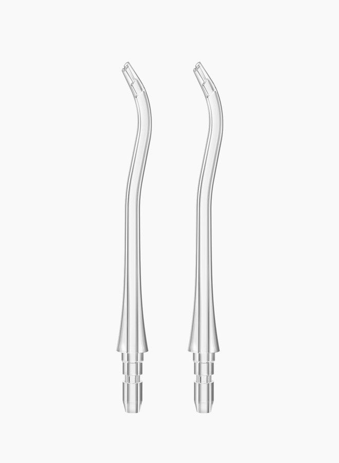 يو سمايل فوهات بديلة قياسية من يو سمايل لجهاز تنظيف الأسنان C10 - عبوة من قطعتين، مثالية لتقويم الأسنان والعناية بالأسنان - Image 1